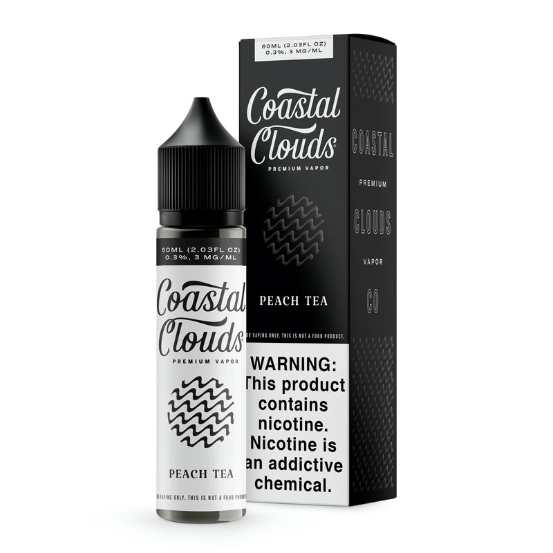 Coastal Clouds: Peach Tea Vape E-Liquid