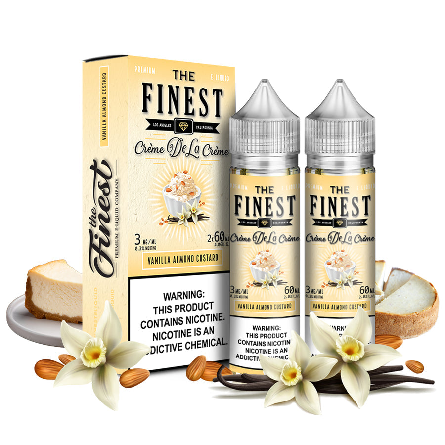The Finest: Vanilla Almond Custard E-Liquid in Vacaville