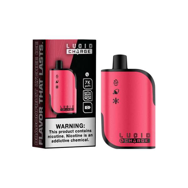 Lucid Charge: Dragonfruit Lychee Ice