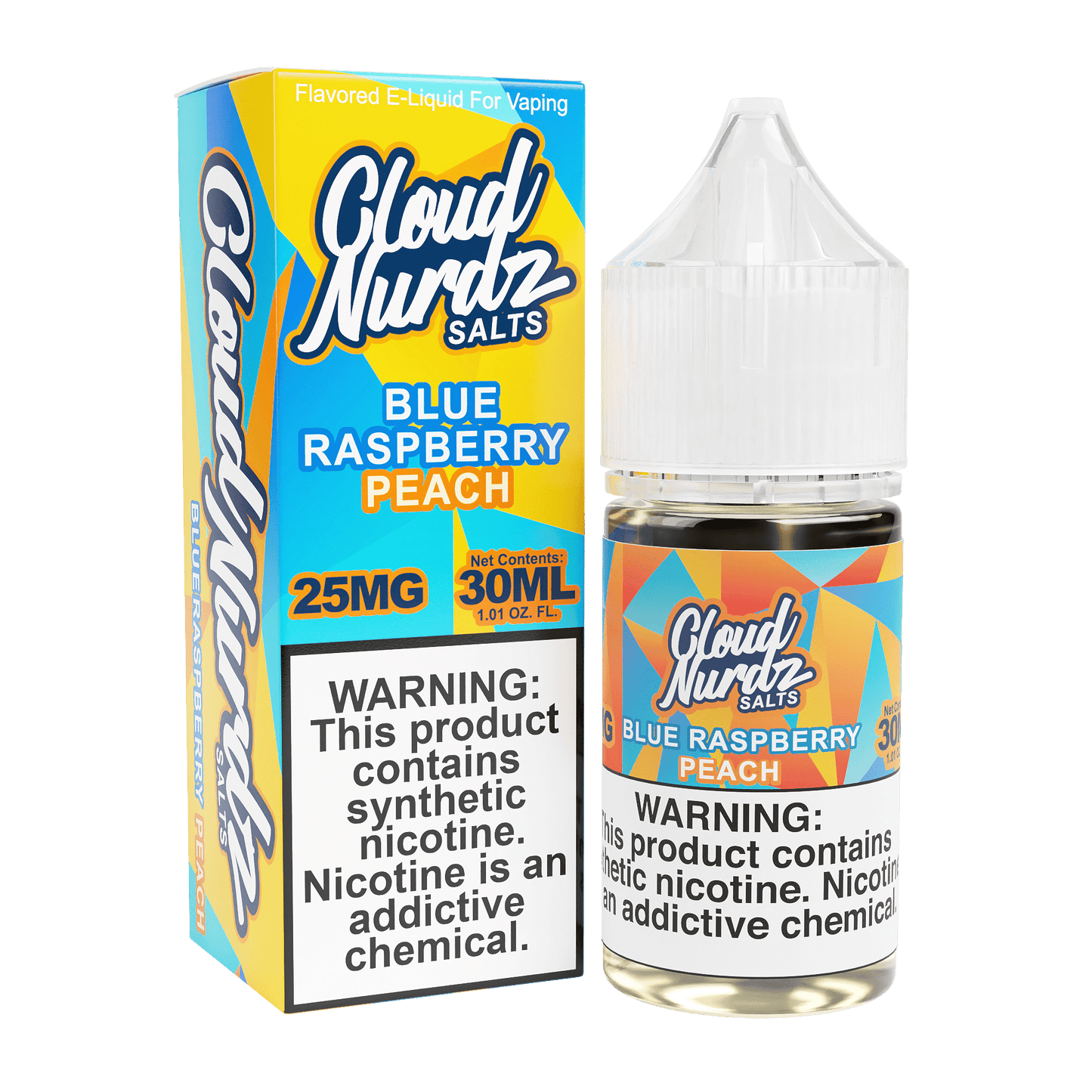 Cloud Nurdz Salt: Blue Raspberry Peach in Vacaville