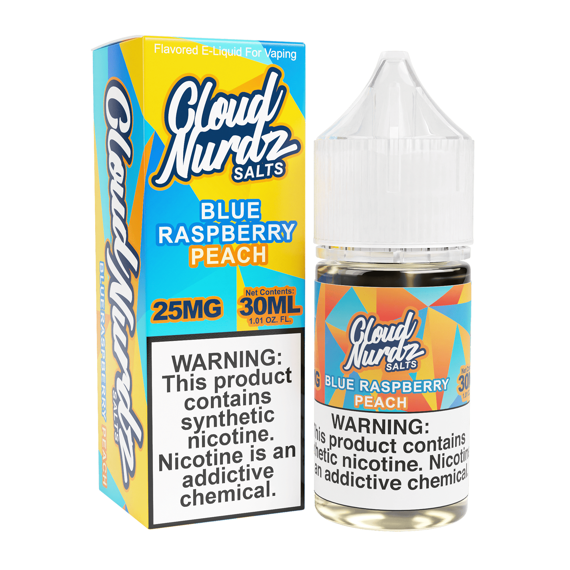 Cloud Nurdz Salt: Blue Raspberry Peach in Vacaville