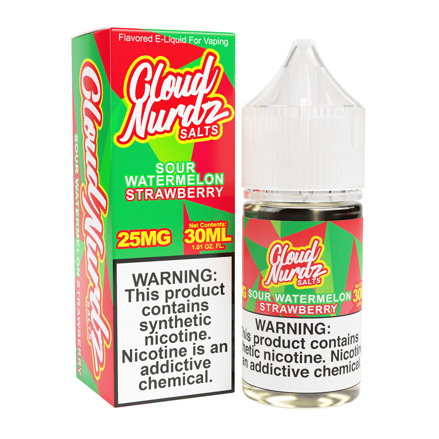 Cloud Nurdz Salt: Sour Watermelon Strawberry