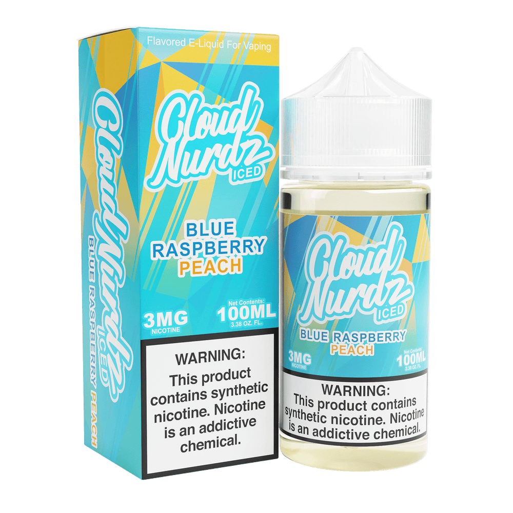 Cloud Nurdz Iced: Peach Blue Raspberry