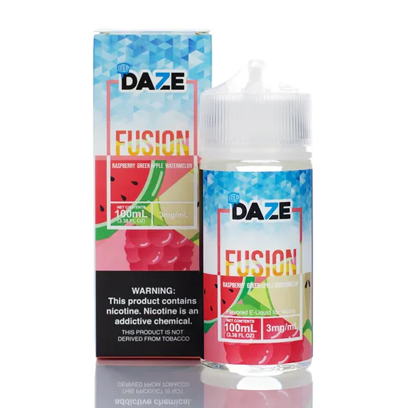 Daze Fusion: Raspberry Green Apple Watermelon ICE