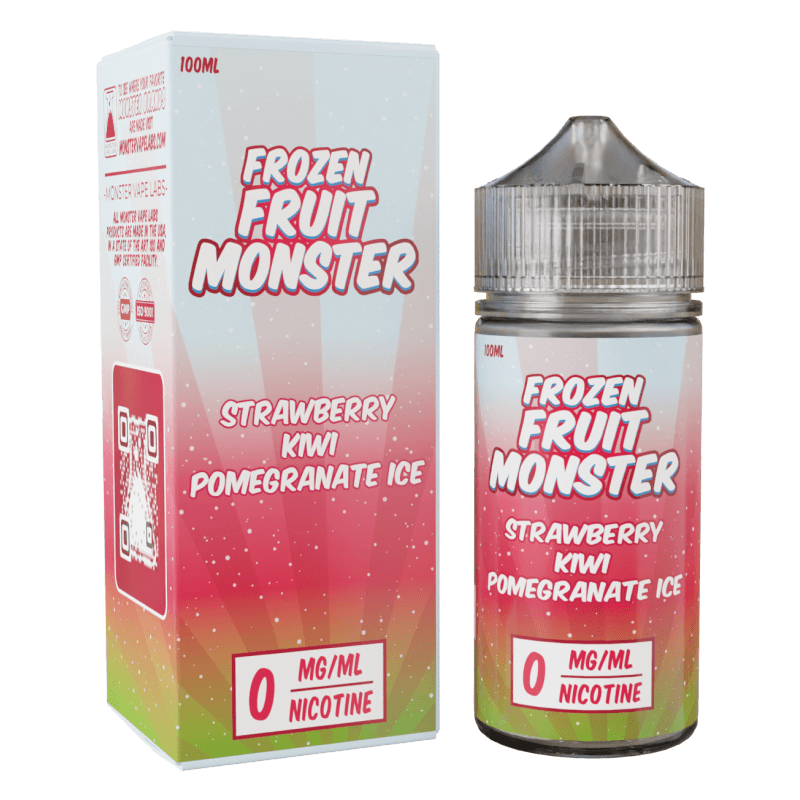 Frozen Fruit Monster: Strawberry Kiwi Pomegranate Ice