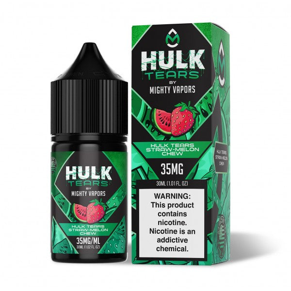 Mighty Vapors Salt: Hulk tears Straw-Melon Chew