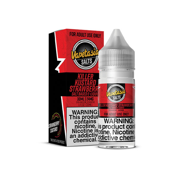 Vapetasia Salt: Killer Kustard Strawberry Vape E-Liquid