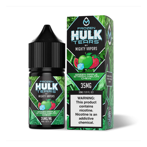 Mighty Vapors Salt: Frozen Green Apple Straw-Melon Chew
