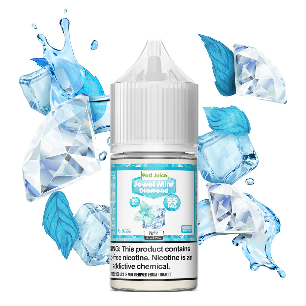 Pod Juice Salt: Jewel Mint Diamond Nic-Salt in Vacaville