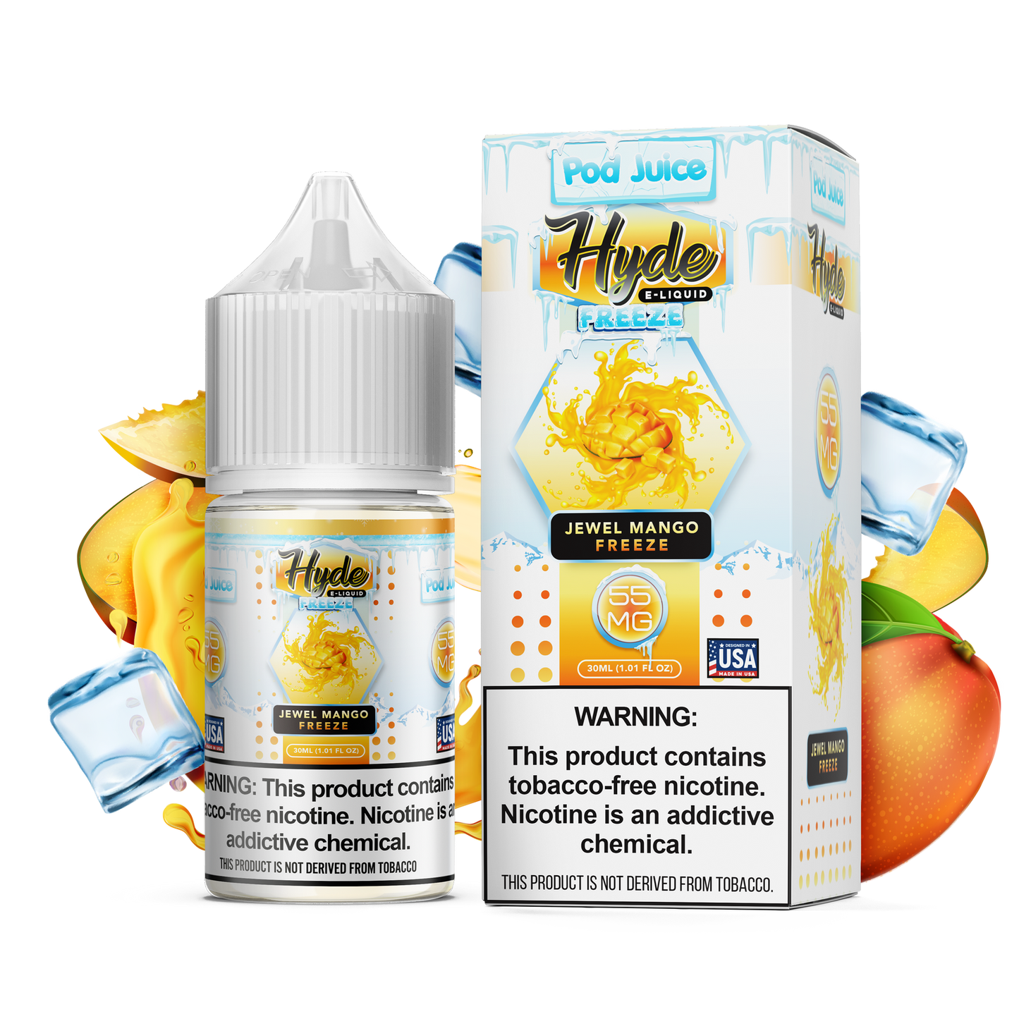 Pod Juice Salt: Jewel Mango Freeze