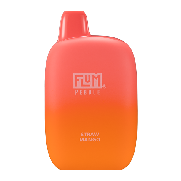 Flum Pebble: Straw Mango Disposable Vape in Vacaville