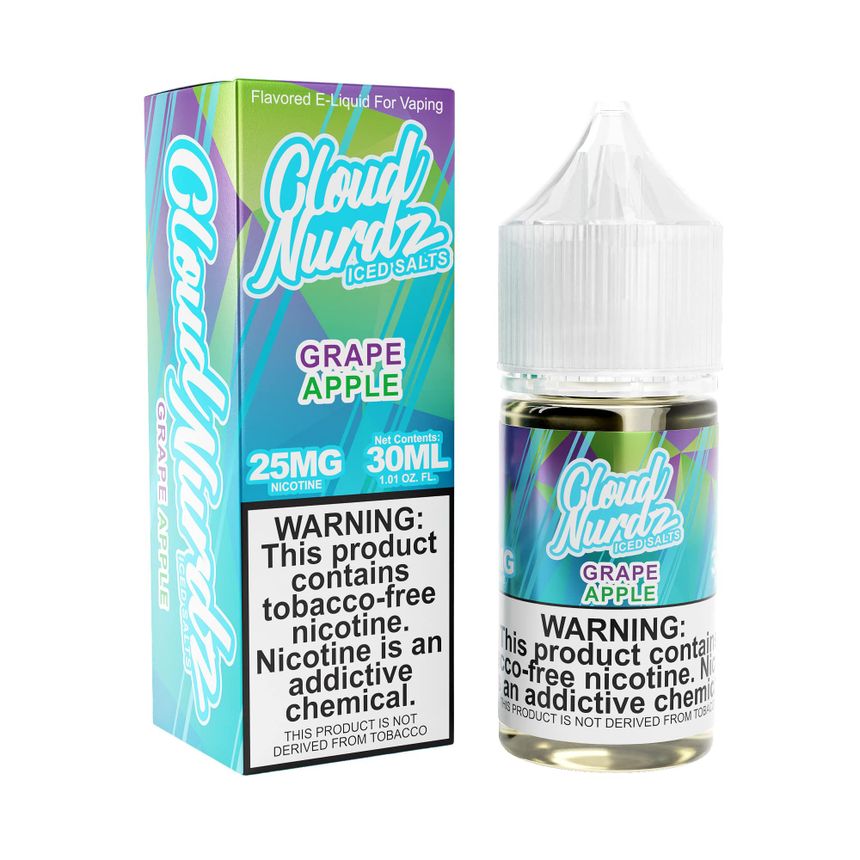 Cloud Nurdz Salt: Iced Apple Grape