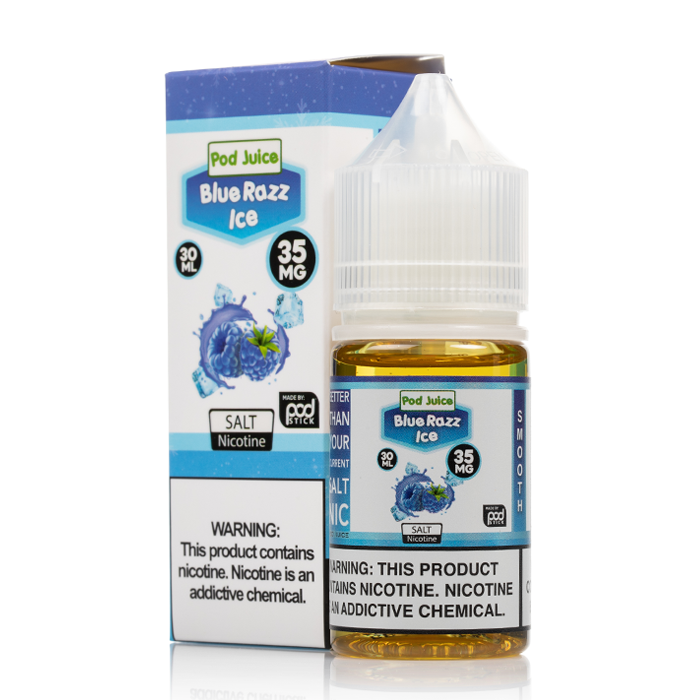 Pod Juice Salt: Bangin Blue Razz Vape E-Liquid in Vacaville